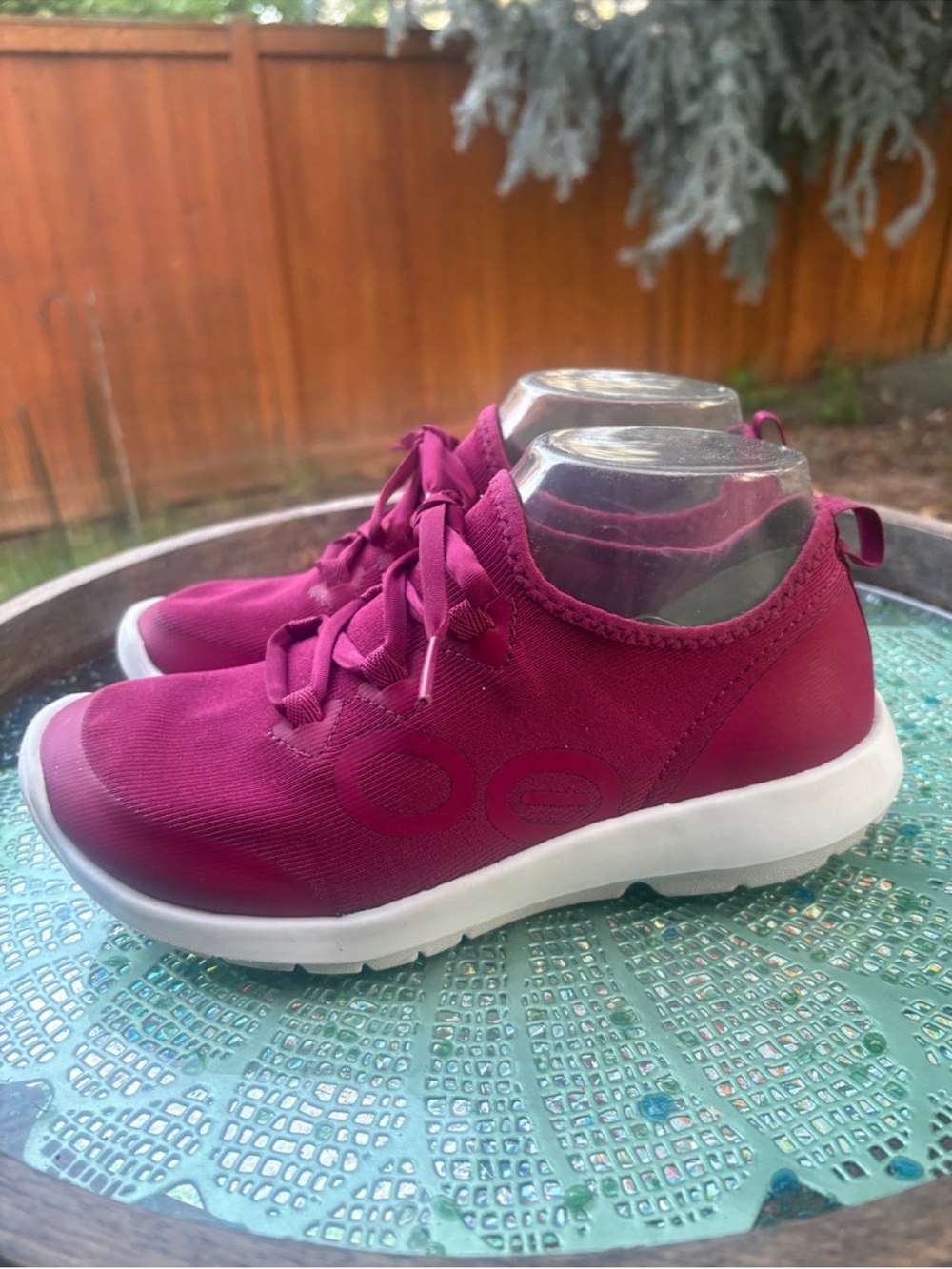 OOFOS OOmg Sport LS Low Shoe in Rosebud Size US 7.5 Comfort Recovery Sneakers - Picture 6 of 10